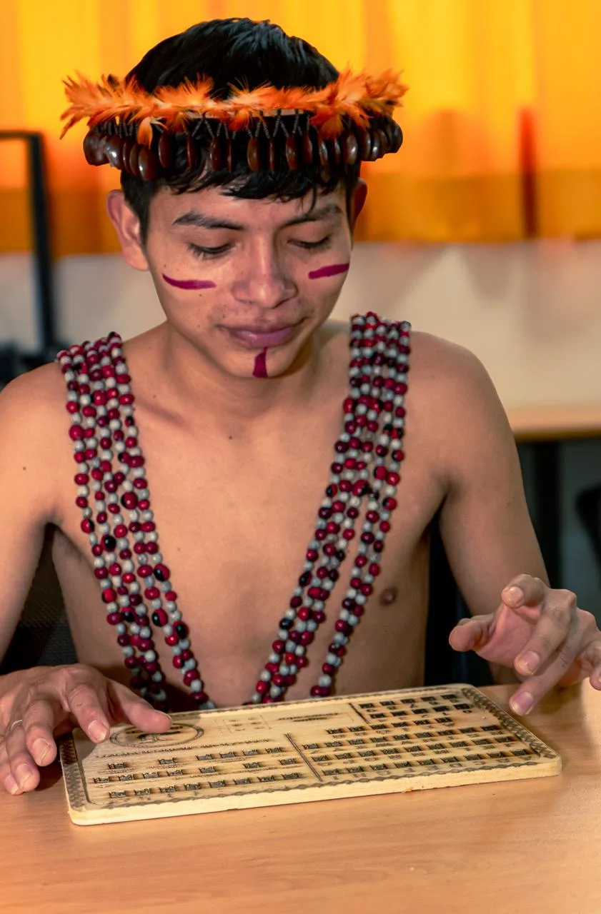 Alumnos Awajún/Wampis participando en Amazonas Start Up